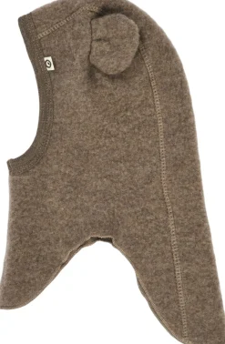 Børn Müsli by Green Cotton Woolly fleece bear balaclava