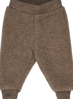 Müsli by Green Cotton Woolly fleece pants Walnut melange Outlet