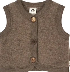 Woolly fleece vest>Müsli by Green Cotton