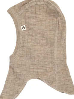 Børn Müsli by Green Cotton Woolly rib balaclava