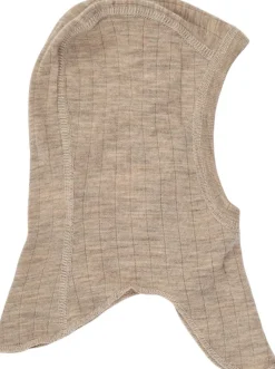 Børn Müsli by Green Cotton Woolly rib balaclava