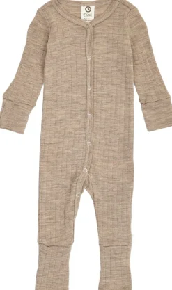 Børn Müsli by Green Cotton Woolly rib bodysuit