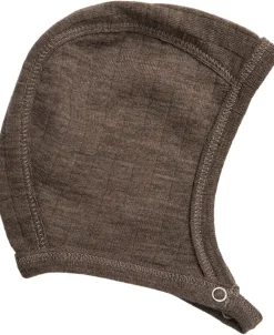 Müsli by Green Cotton Woolly rib hat Walnut melange Outlet