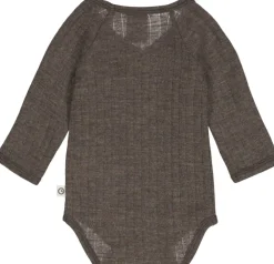 Woolly rib l/s body>Müsli by Green Cotton Hot