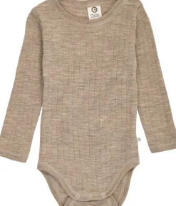 Woolly rib l/s body>Müsli by Green Cotton Sale