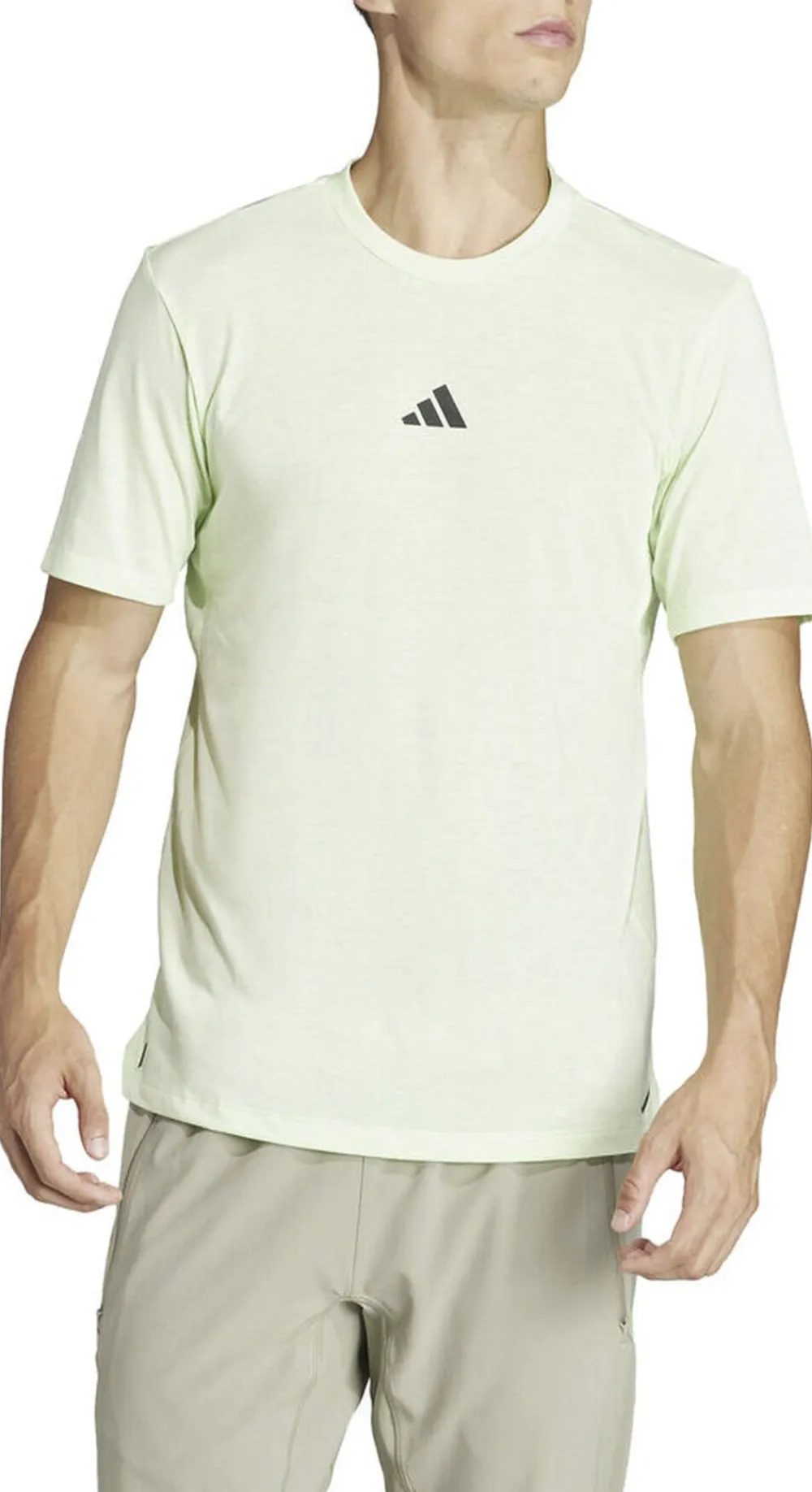 adidas Workout Logo T-shirt Grøn Outlet