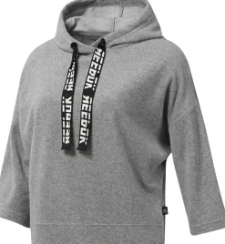 Reebok Workout Meet You There Terry Hoodie Grå Hot