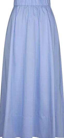 Neo Noir Yara Long Poplin Skirt Sky blue Clearance