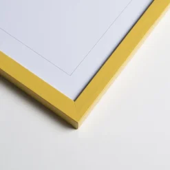 Poster & Frame Wood Yellow Best