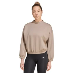 adidas Yoga Essentials Cover-Up Sweatshirt Brun