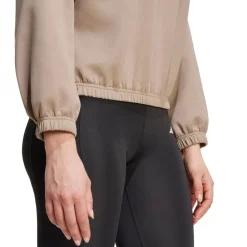adidas Yoga Essentials Cover-Up Sweatshirt Brun