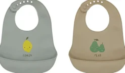 OYOY MINI Yummy Silikone Hagesmæk - Pakke med 2 Best