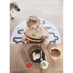 OYOY MINI Yummy Silikone Hagesmæk - Pakke med 2 Best