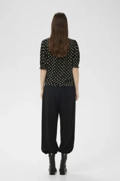 InWear ZeemaIW Blouse Black spaced dots Outlet